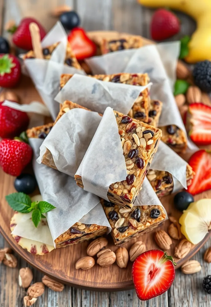 29 Christmas Snack Gifts That Will Make You the Holiday Hero! - 9. Chewy Fruit and Nut Bars