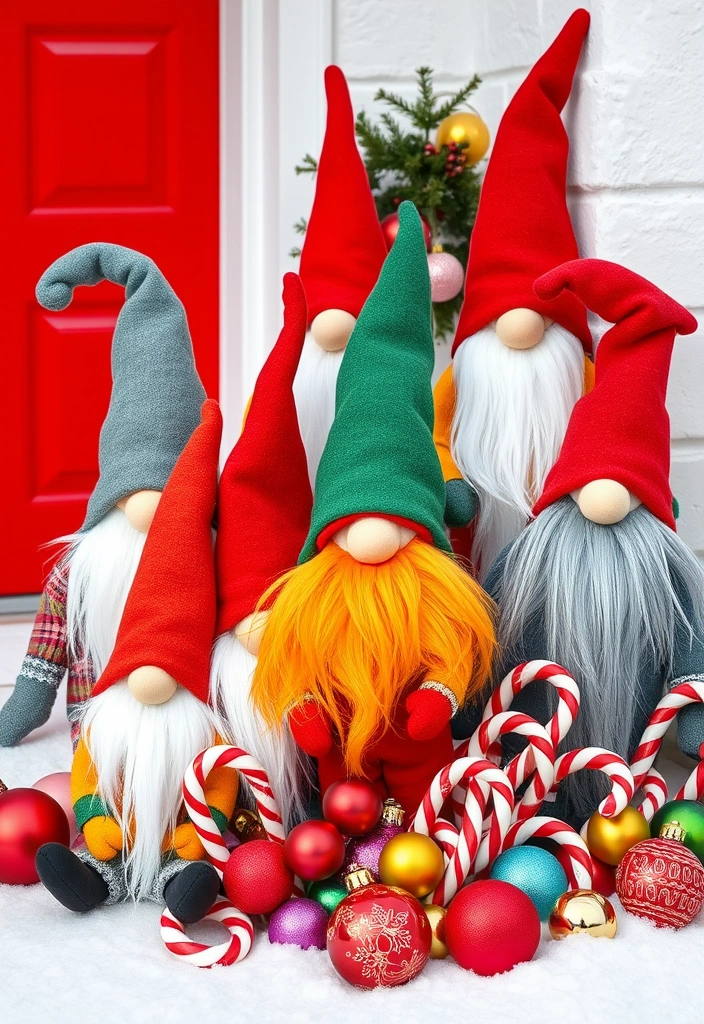 23 DIY Christmas Gnomes That’ll Make Your Holidays Extra Magical! (You Won't Believe #12!) - 3. Whimsical Colorful Gnomes