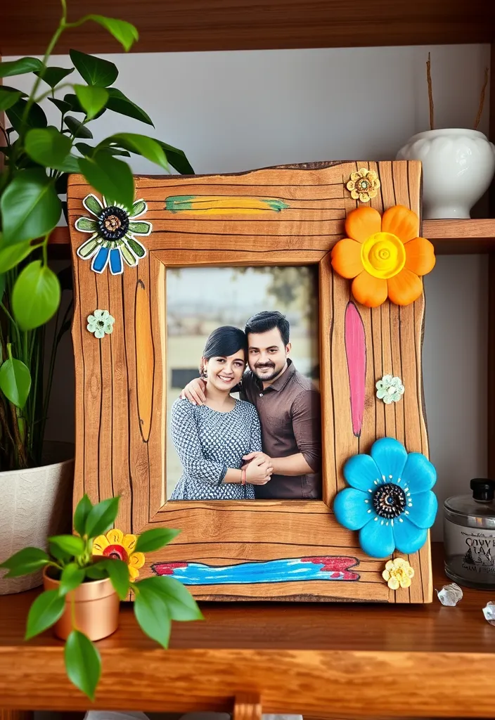 23 Homemade Valentine Gift Ideas for Him That Will Make His Heart Melt! - 18. DIY Wood Picture Frame