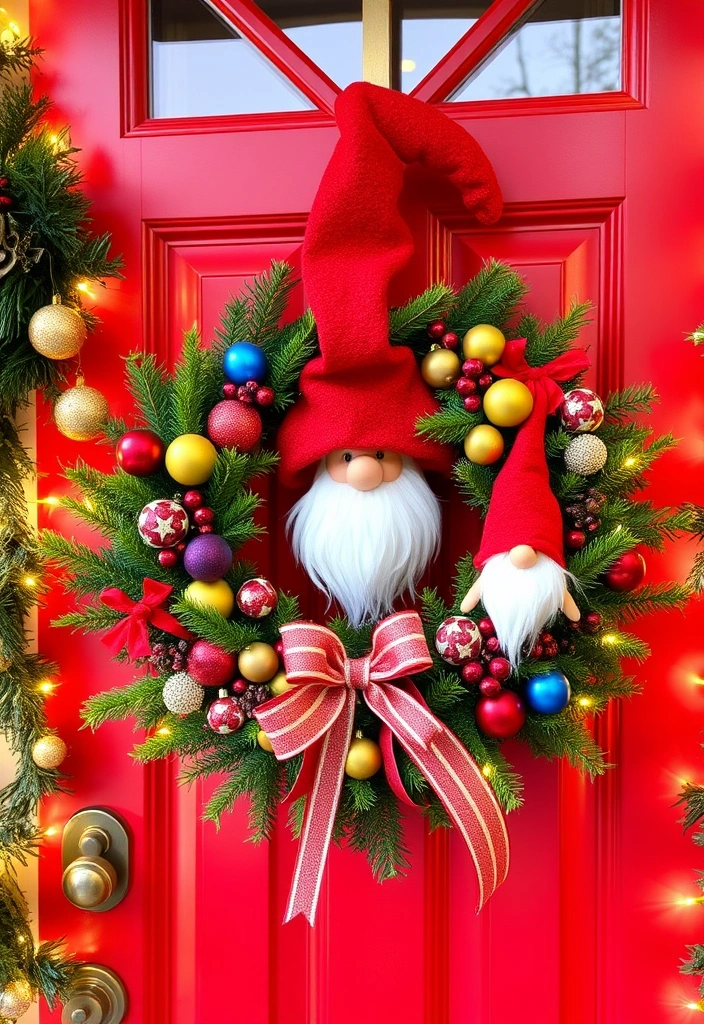 23 DIY Christmas Gnomes That’ll Make Your Holidays Extra Magical! (You Won't Believe #12!) - 11. Gnome Wreaths