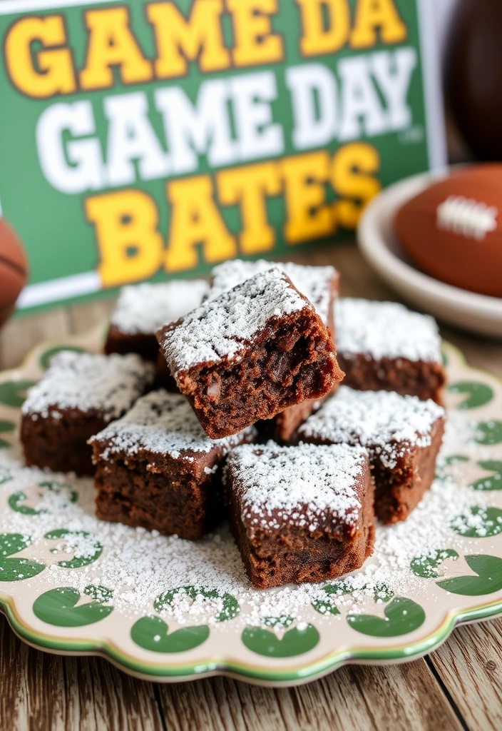 24 Easy Pleasy Snacks for Game Day Parties (You Won't Believe #11!) - 24. Brownie Bites