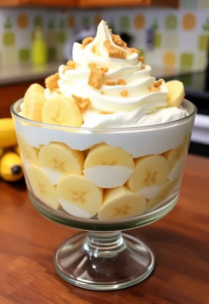 21 Grandma's Desserts That'll Make You Feel Like a Kid Again! - 4. Banana Pudding