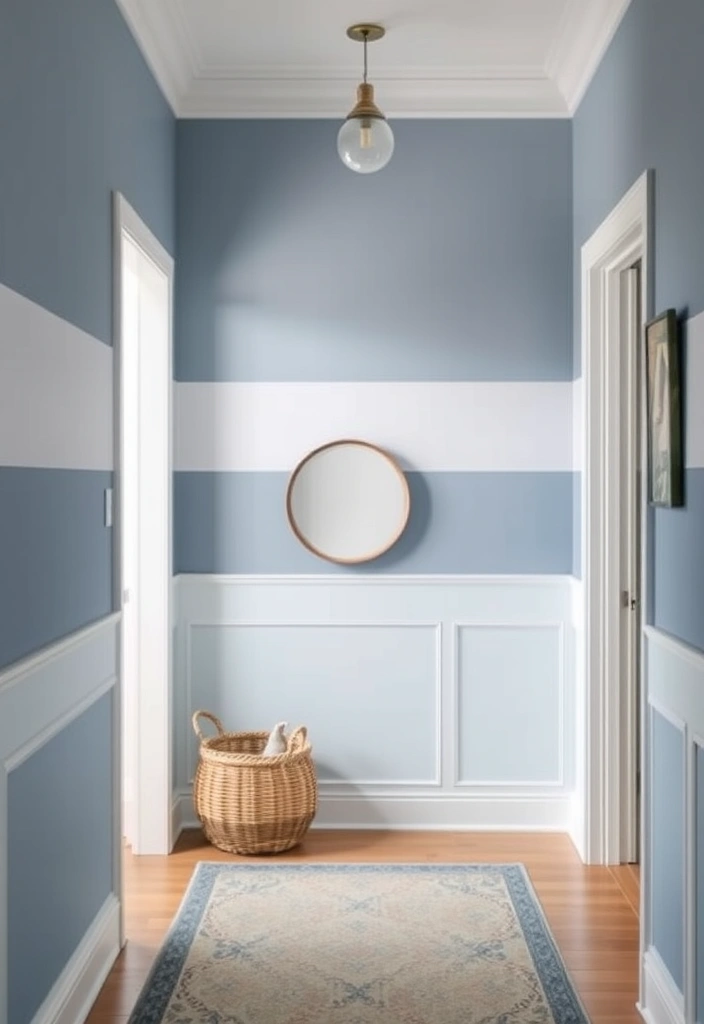 28 Foyer Accent Wall Ideas That Will Transform Your Entryway (You Won't Believe #15!) - 20. Monochromatic Shades