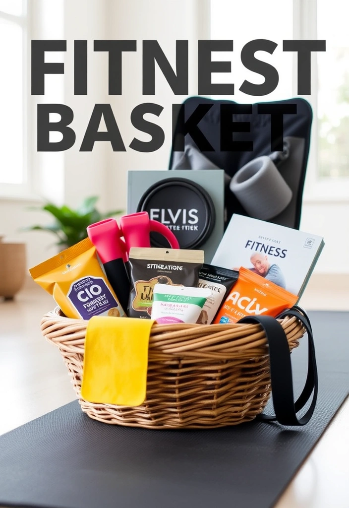 29 Creative School Auction Gift Basket Ideas That'll Make Your Fundraising Efforts Soar! - 12. Fitness & Wellness Basket