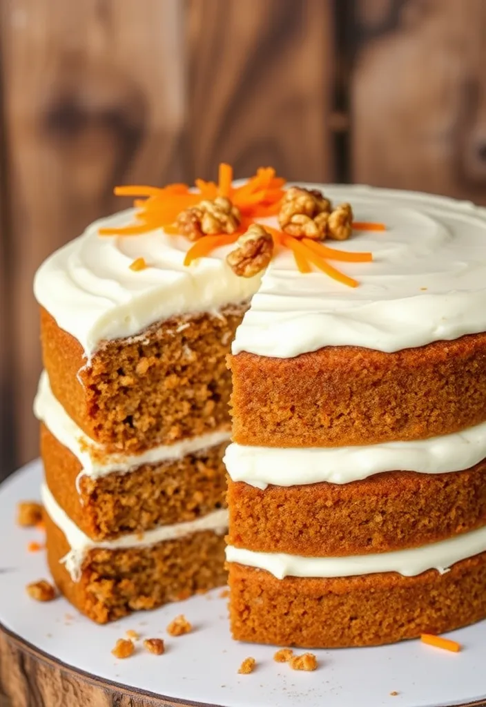 21 Grandma's Desserts That'll Make You Feel Like a Kid Again! - 17. Carrot Cake