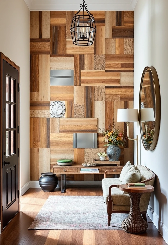 28 Foyer Accent Wall Ideas That Will Transform Your Entryway (You Won't Believe #15!) - 21. Layered Panels