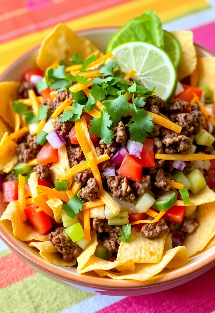 27 Ground Beef Recipes for Dinner That'll Make You the Family Hero! - 14. Beef Taco Salad