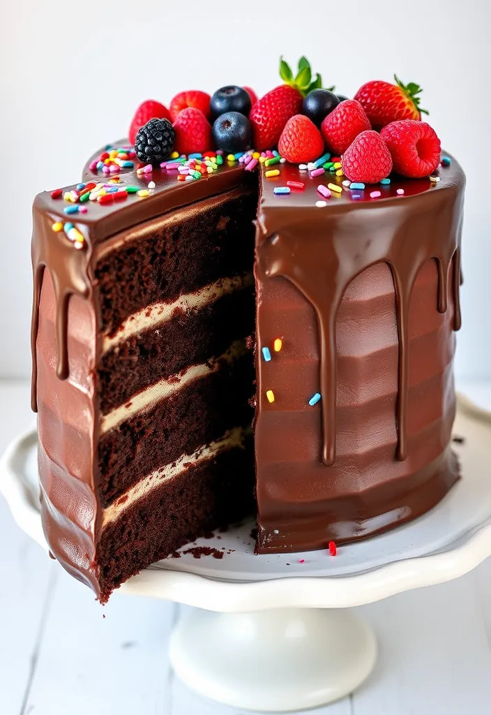 21 Grandma's Desserts That'll Make You Feel Like a Kid Again! - 7. Chocolate Cake