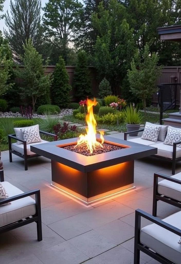 22 Deck and Patio Fire Pit Ideas That Will Ignite Your Outdoor Evenings! - 16. Elevated Fire Pit