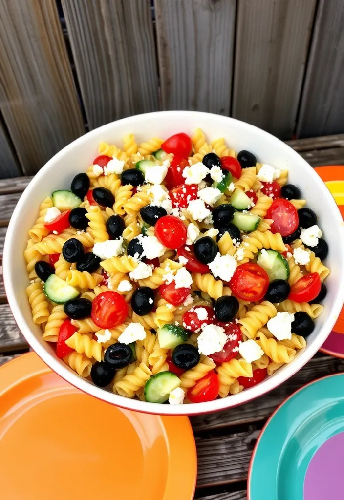 20 Easy Summer Salads That Will Wow Your Guests (You Won't Believe #7!) - 5. Greek Pasta Salad