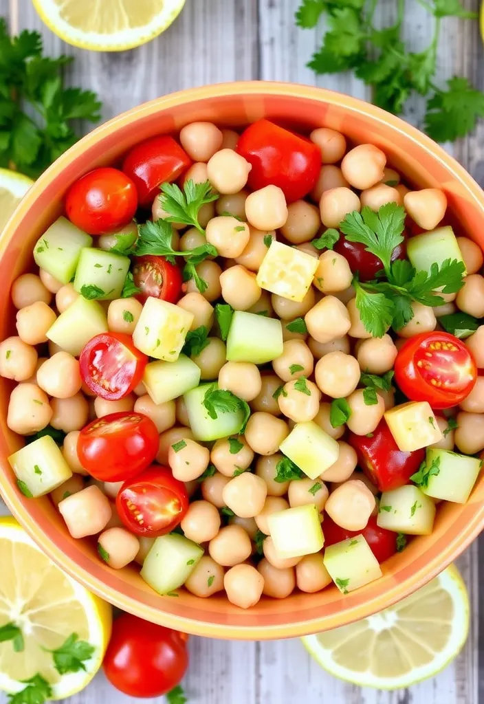 20 Easy Summer Salads That Will Wow Your Guests (You Won't Believe #7!) - 10. Chickpea Salad