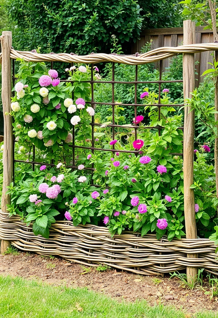 26 Inexpensive Garden Edging and DIY Borders That Will Transform Your Yard (You Won't Believe #10!) - 13. Unique Hurdle Fencing