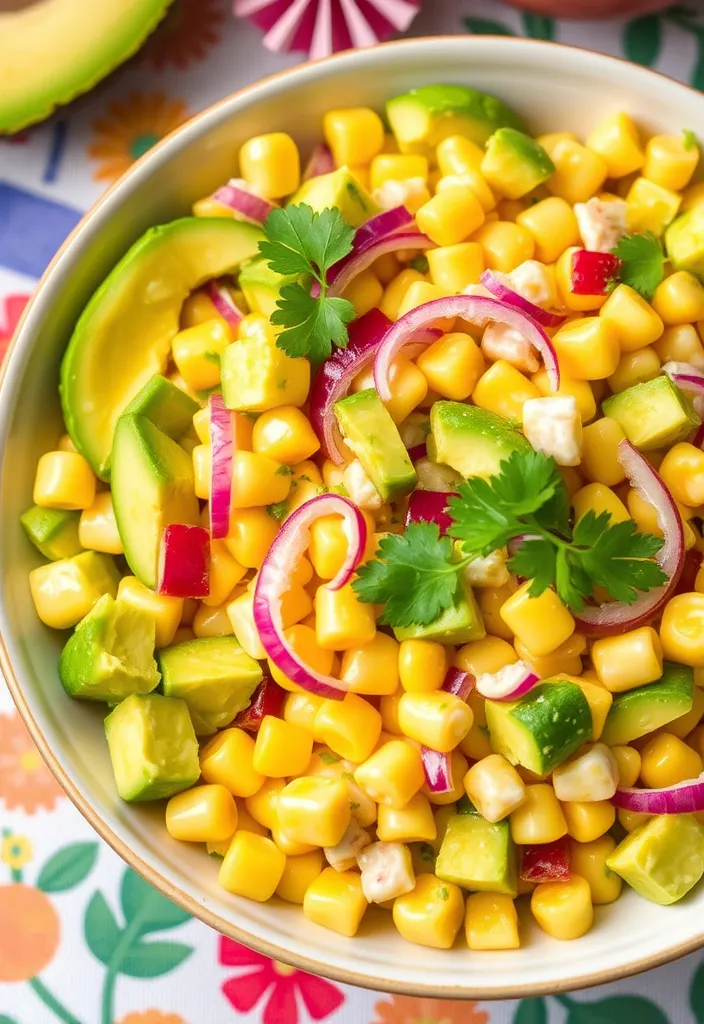 20 Easy Summer Salads That Will Wow Your Guests (You Won't Believe #7!) - 12. Avocado Corn Salad