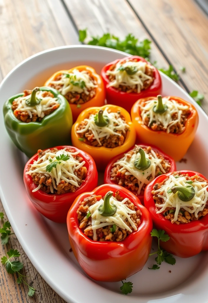 27 Ground Beef Recipes for Dinner That'll Make You the Family Hero! - 7. Beef Stuffed Peppers