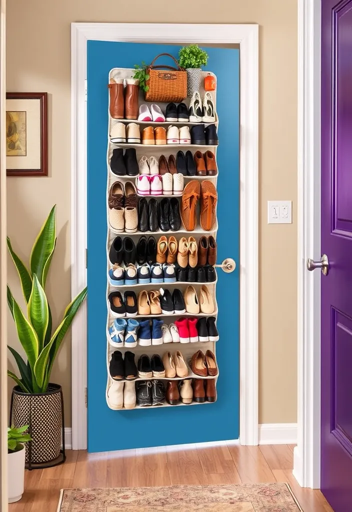 21 DIY Creative Storage Ideas for Small Spaces That'll Blow Your Mind! - 6. Over-the-Door Organizers