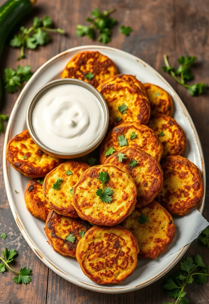 21 Easy Party Appetizers That Will Wow Your Guests (You Won't Believe #12!) - 19. Zucchini Fritters