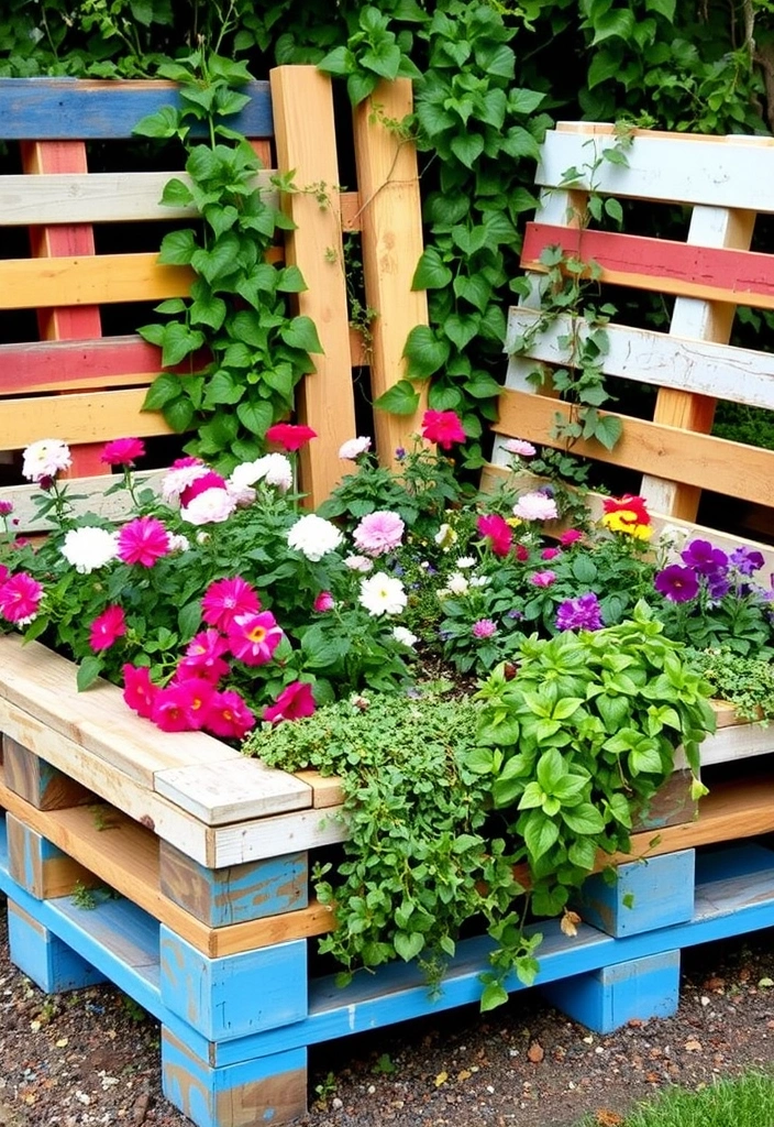 26 Inexpensive Garden Edging and DIY Borders That Will Transform Your Yard (You Won't Believe #10!) - 1. Charming Wooden Pallet Borders