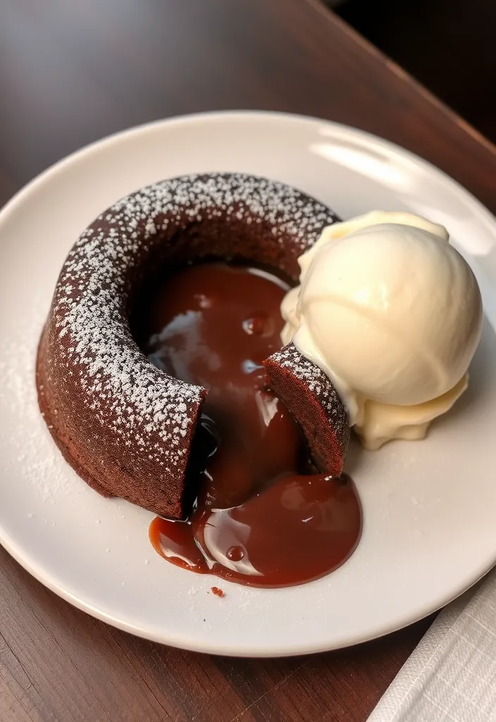 21 Grandma's Desserts That'll Make You Feel Like a Kid Again! - 21. Molten Lava Cake