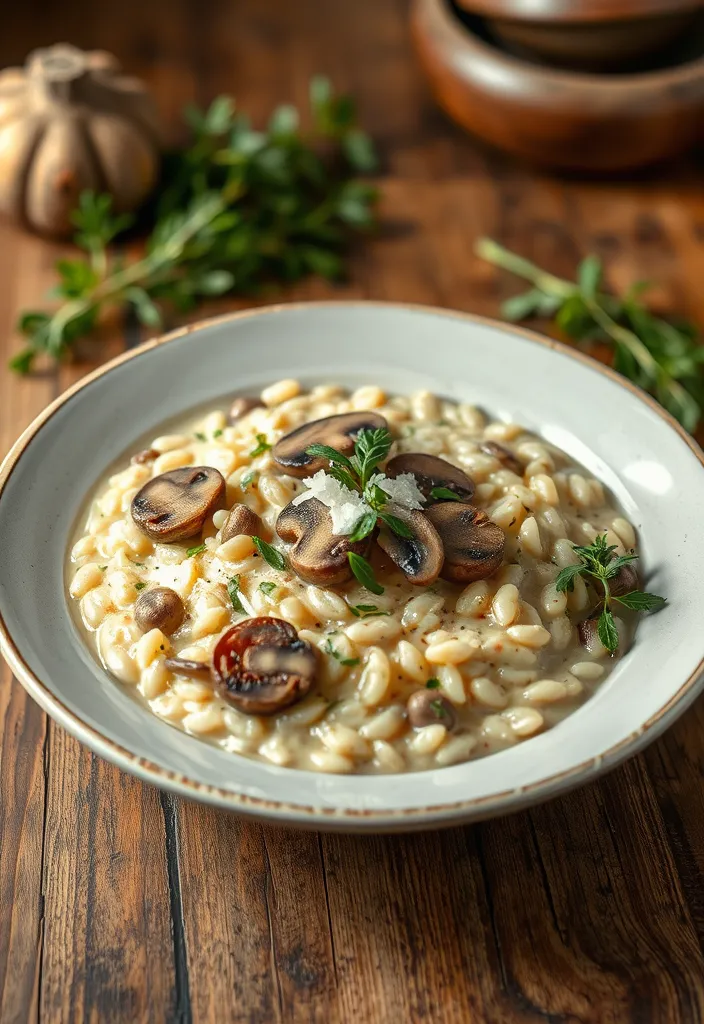 26 Easy Dinner Recipes Your Family Will Crave (You Won't Believe #15!) - 23. Creamy Mushroom Risotto