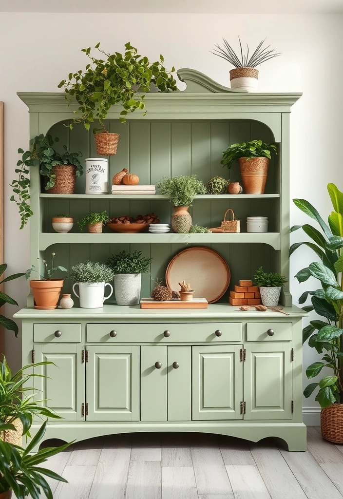 26 Hutch Redo Ideas That Will Transform Your Space (You Won't Believe #14!) - 18. Eco-Friendly Paints