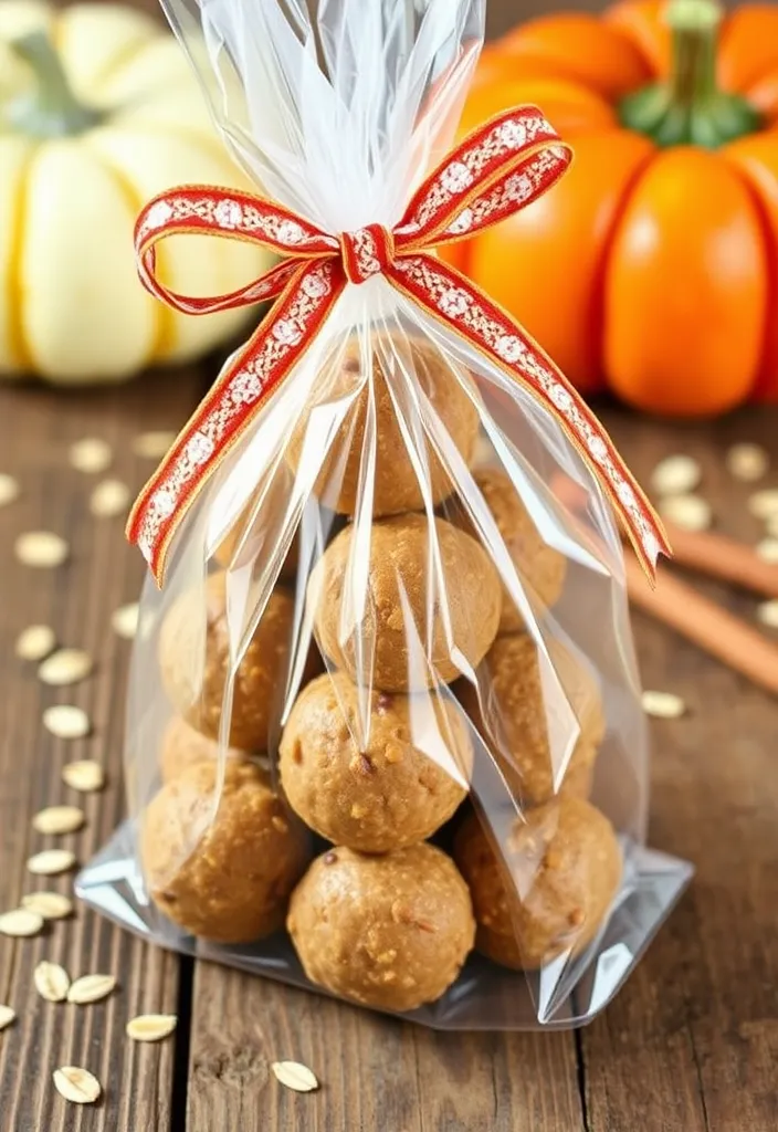 29 Christmas Snack Gifts That Will Make You the Holiday Hero! - 11. Pumpkin Spice Energy Bites