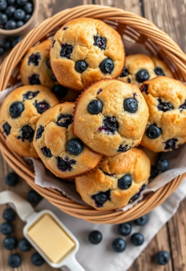 21 Grandma's Desserts That'll Make You Feel Like a Kid Again! - 11. Blueberry Muffins