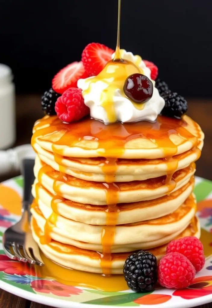 21 Grandma's Desserts That'll Make You Feel Like a Kid Again! - 19. Buttermilk Pancakes