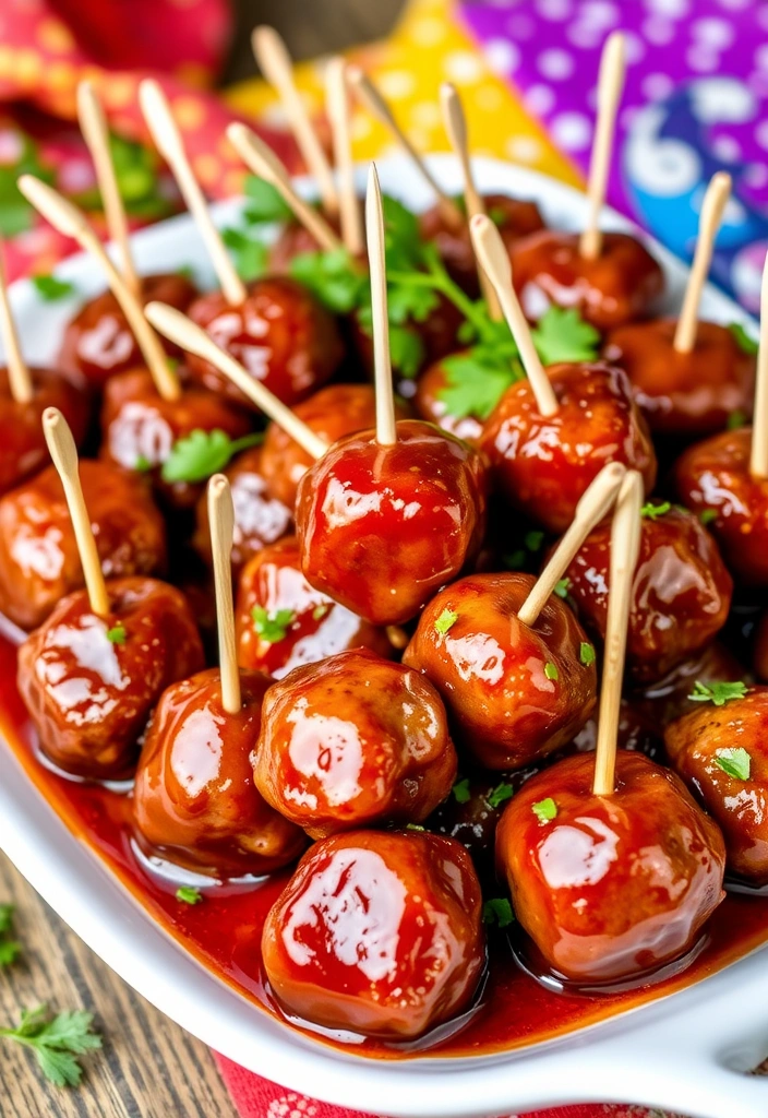 23 Crockpot Appetizer Ideas That Will Steal the Show (Your Guests Will Beg for the Recipes!) - 2. Sweet and Spicy Meatballs