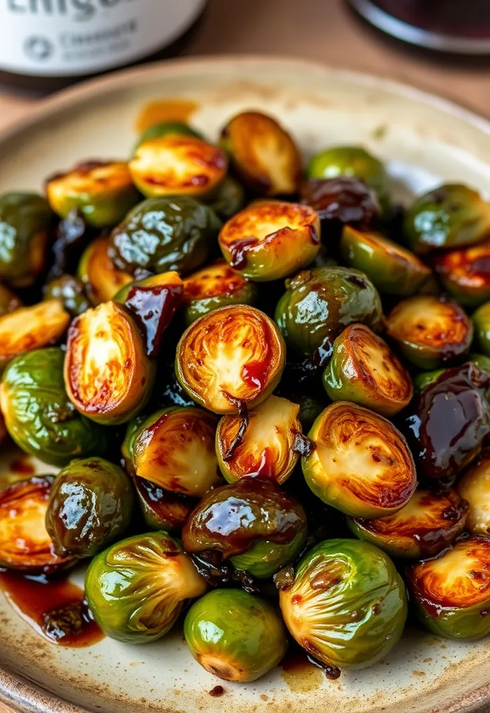 26 Easy Dinner Recipes Your Family Will Crave (You Won't Believe #15!) - 25. Balsamic Glazed Brussels Sprouts