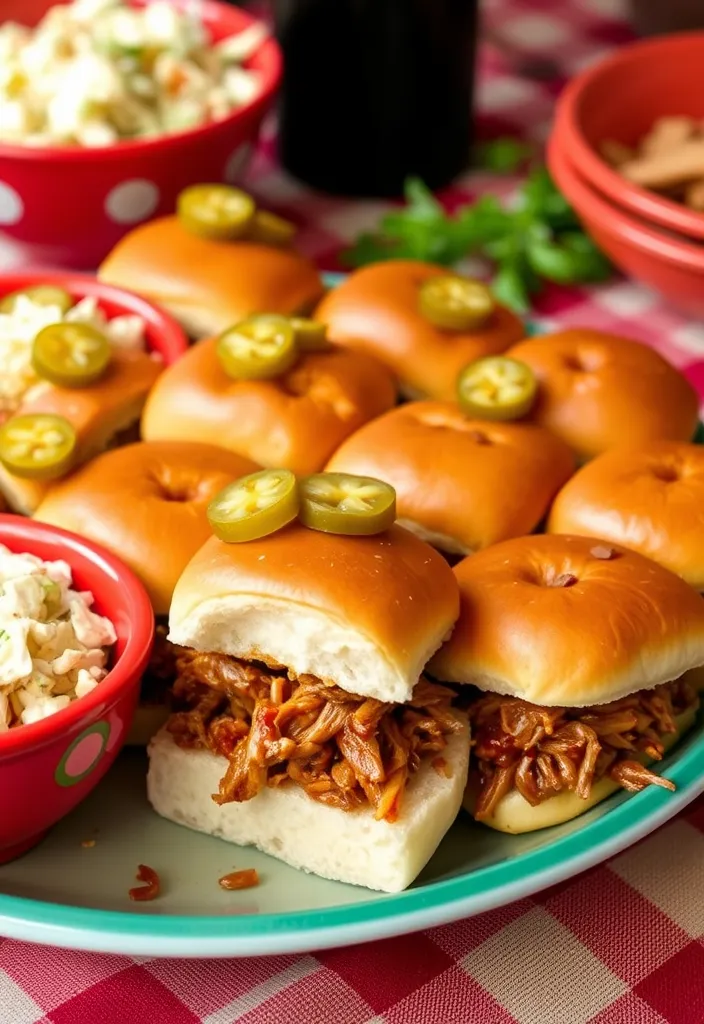 24 Potluck Dishes Ideas That Will Steal the Show at Your Next Gathering! - 18. BBQ Pulled Pork Sliders