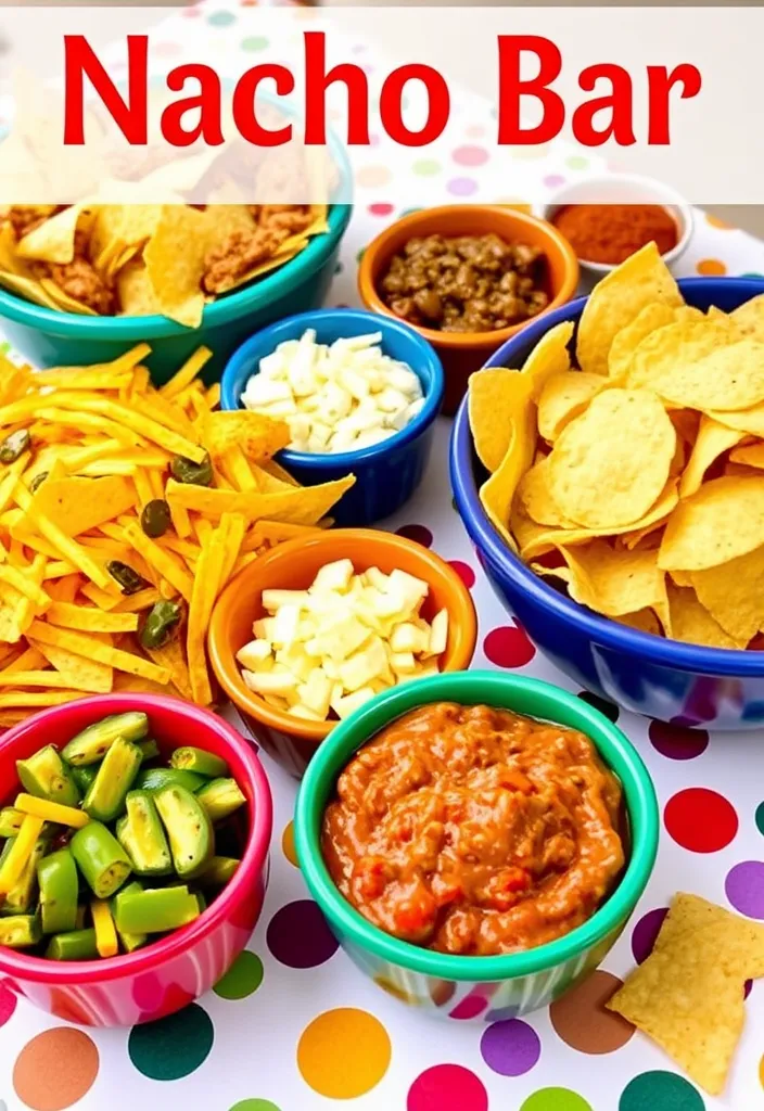 24 Potluck Dishes Ideas That Will Steal the Show at Your Next Gathering! - 8. Loaded Nacho Bar