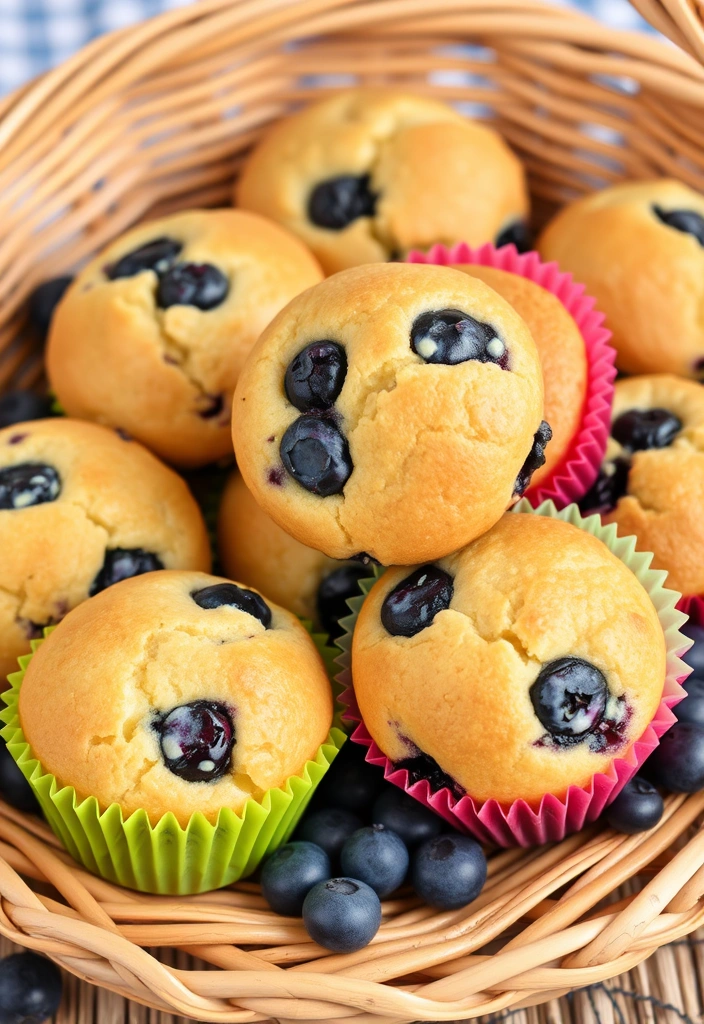 24 Easy Funeral Desserts That Will Comfort Your Heart (You Won't Believe #12!) - 9. Blueberry Muffins