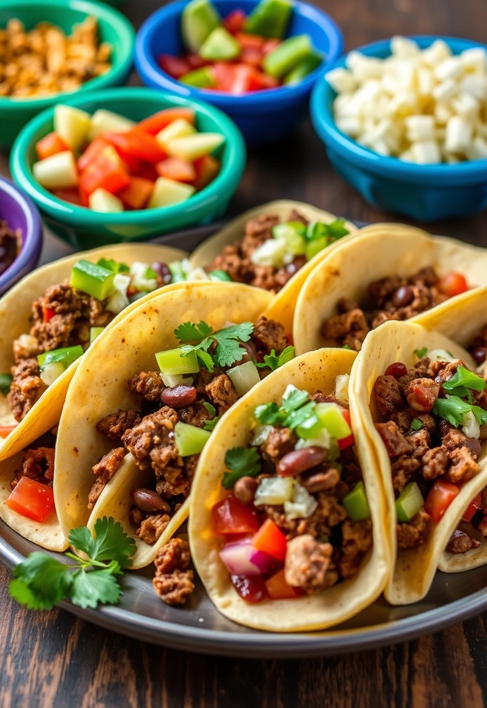 27 Ground Beef Recipes for Dinner That'll Make You the Family Hero! - 17. Beef and Bean Tacos