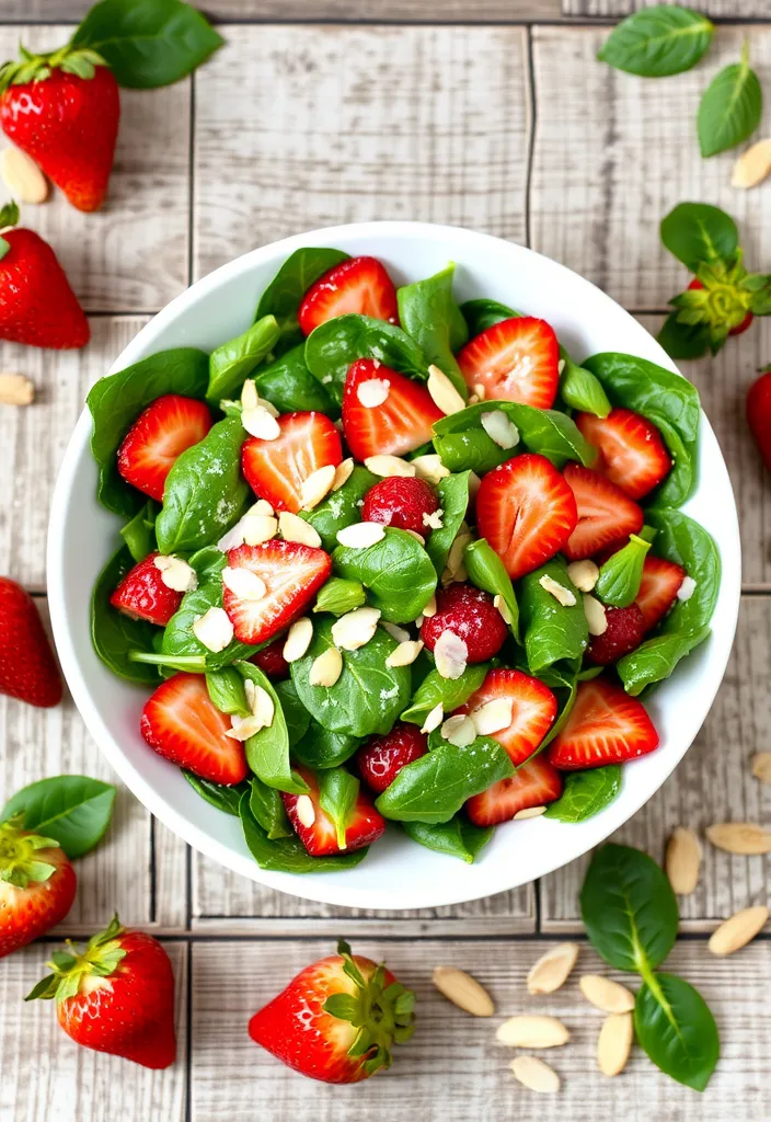 20 Easy Summer Salads That Will Wow Your Guests (You Won't Believe #7!) - 9. Spinach Strawberry Salad