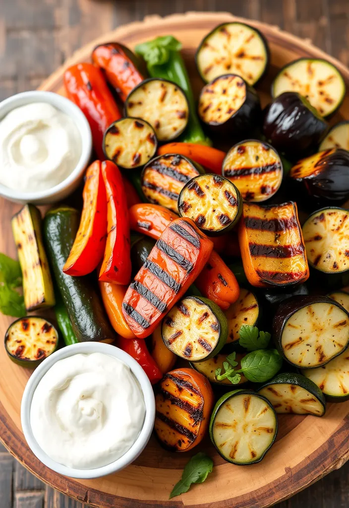 22 BBQ Food Ideas That Will Make Your Summer Parties Unforgettable! - 6. Grilled Vegetable Platter