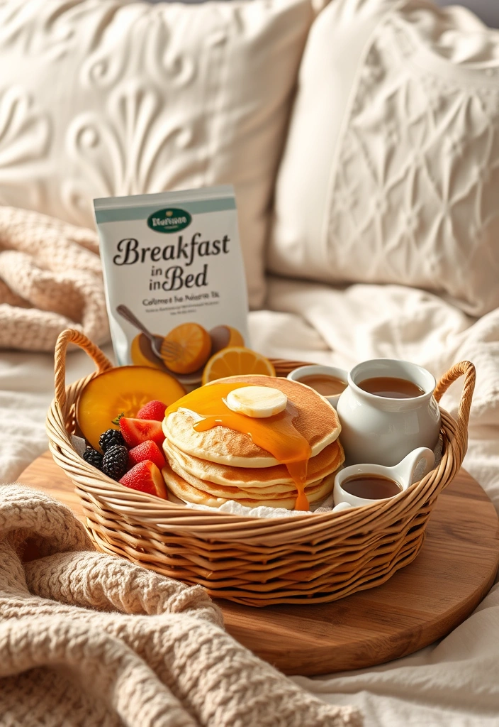 20 Homemade Gift Baskets That Will Leave Your Friends Speechless! - 9. Breakfast in Bed Basket