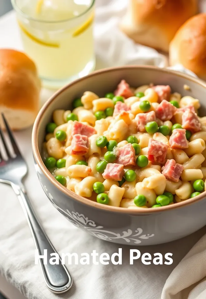 20 Easy Crockpot Mac & Cheese Recipes That Are Simply Delicious! - 11. Mac & Cheese with Ham and Peas