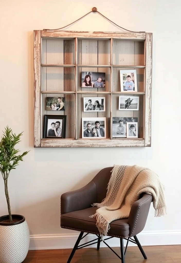 27 Creative Room Decor Hacks That Cost Absolutely Nothing! - 12. Upcycled Window Frames