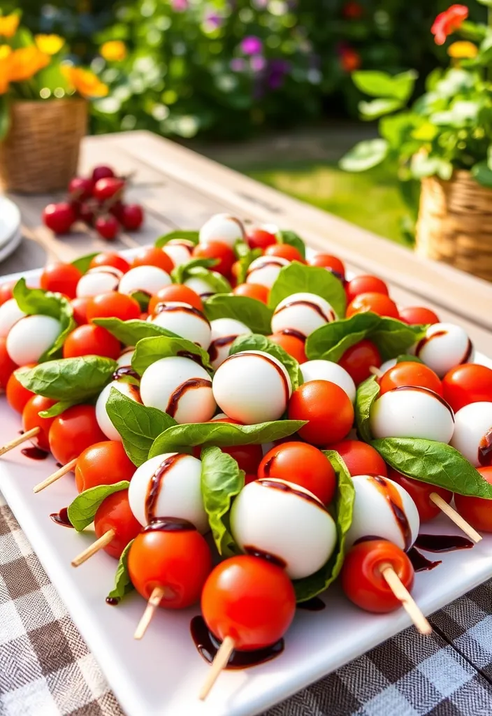 20 Easy Summer Salads That Will Wow Your Guests (You Won't Believe #7!) - 3. Caprese Salad Skewers