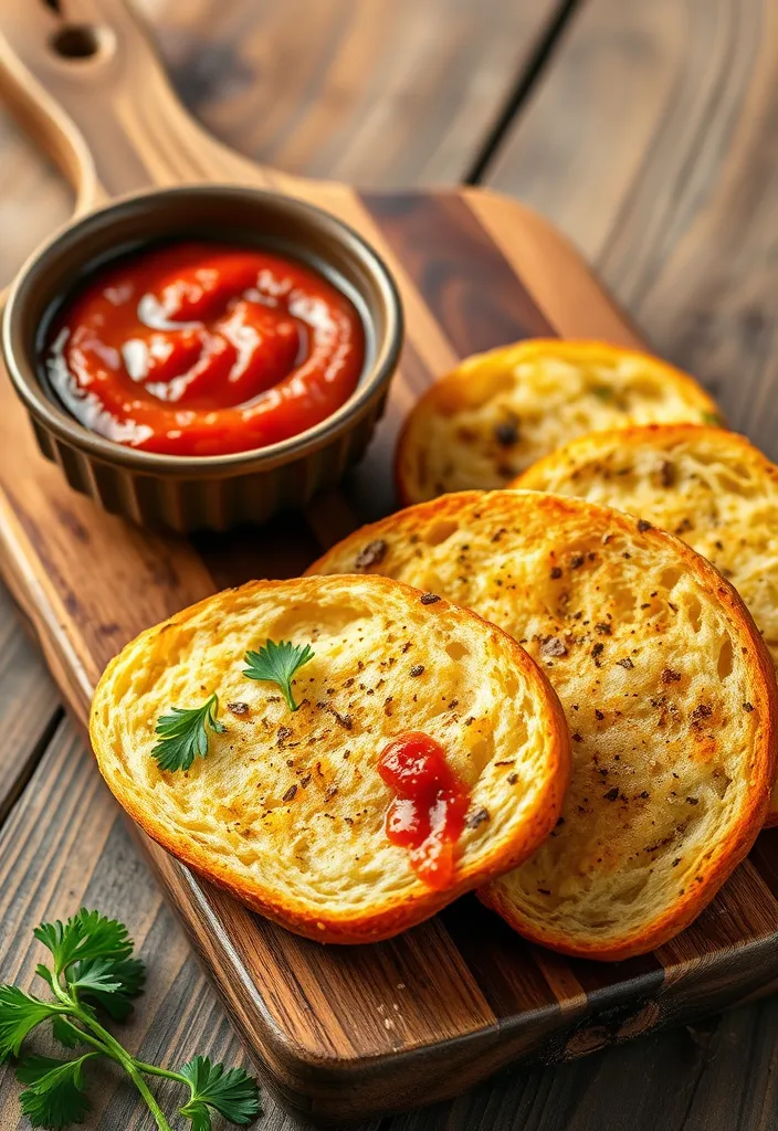 21 Easy Party Appetizers That Will Wow Your Guests (You Won't Believe #12!) - 18. Garlic Bread