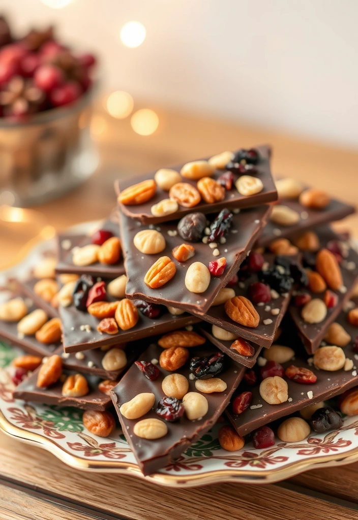 24 Easy Funeral Desserts That Will Comfort Your Heart (You Won't Believe #12!) - 24. Chocolate Bark