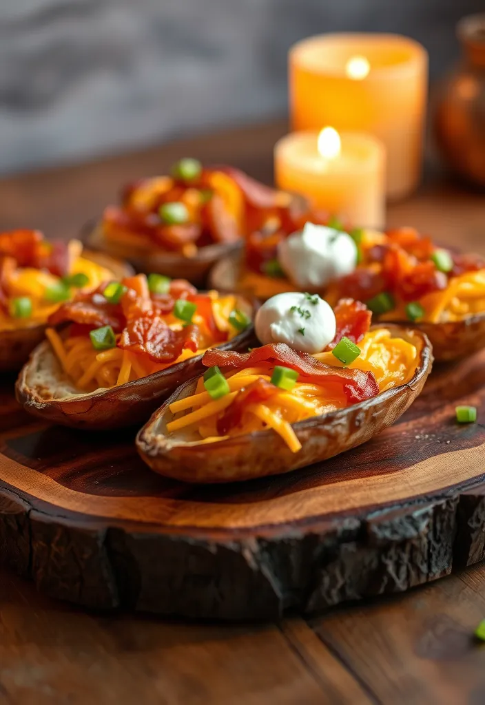 21 Easy Party Appetizers That Will Wow Your Guests (You Won't Believe #12!) - 16. Potato Skins