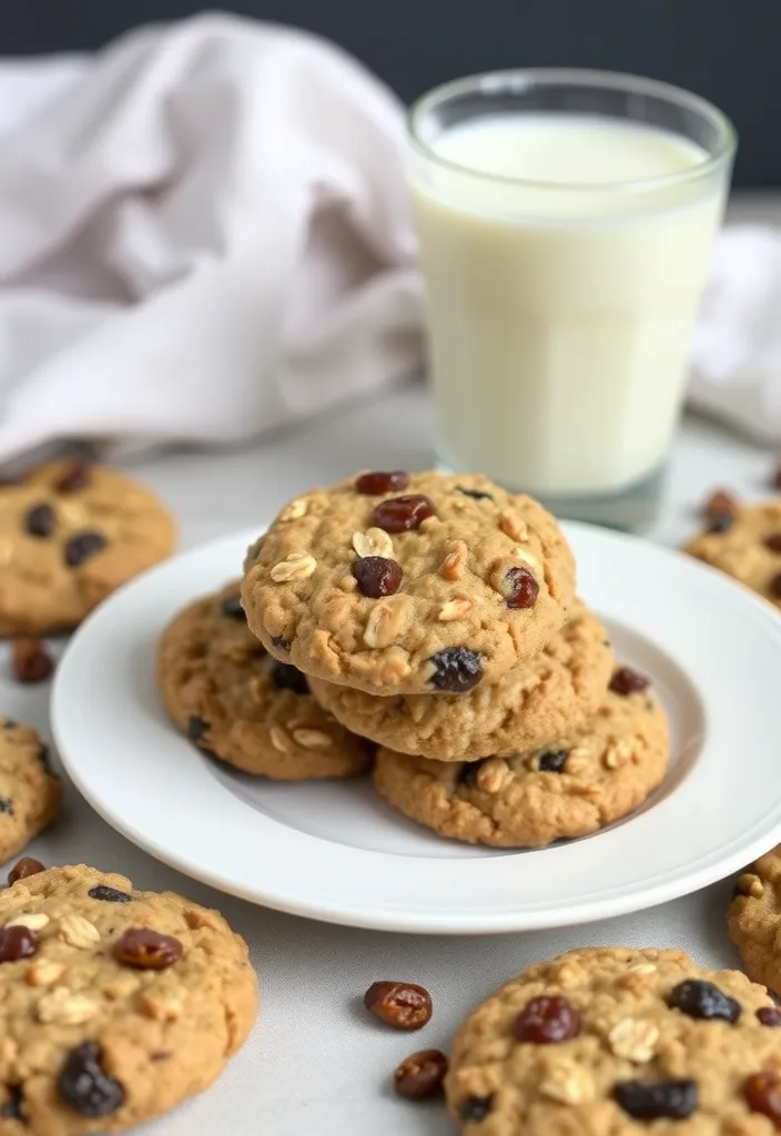 21 Grandma's Desserts That'll Make You Feel Like a Kid Again! - 14. Oatmeal Raisin Cookies