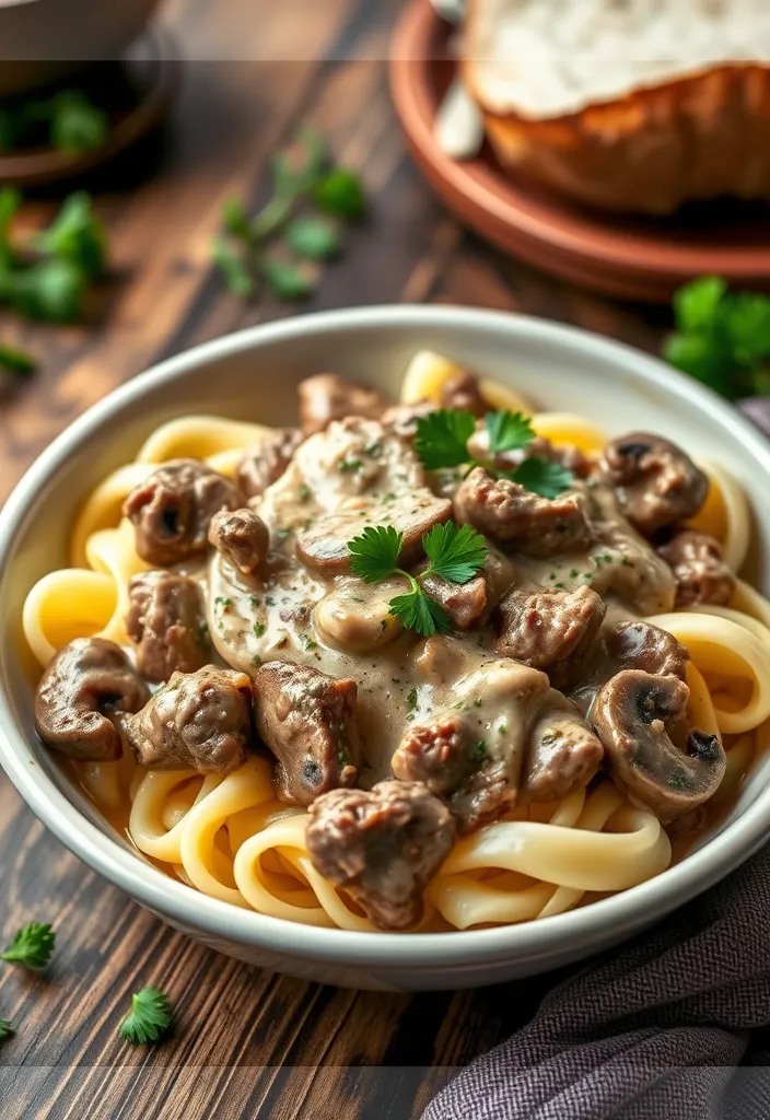 26 Easy Dinner Recipes Your Family Will Crave (You Won't Believe #15!) - 19. Beef Stroganoff