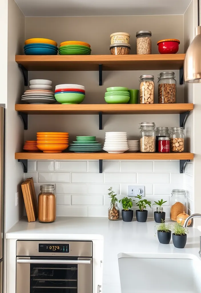 27 Home Decorating Storage Ideas That'll Transform Your Space! - 12. Open Shelving in the Kitchen