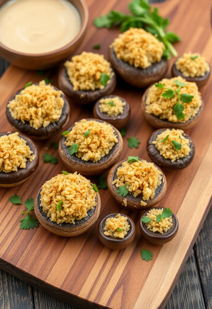 21 Easy Party Appetizers That Will Wow Your Guests (You Won't Believe #12!) - 3. Stuffed Mushrooms