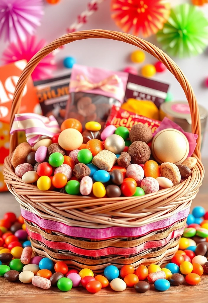 20 Homemade Gift Baskets That Will Leave Your Friends Speechless! - 13. Sweet Tooth Basket