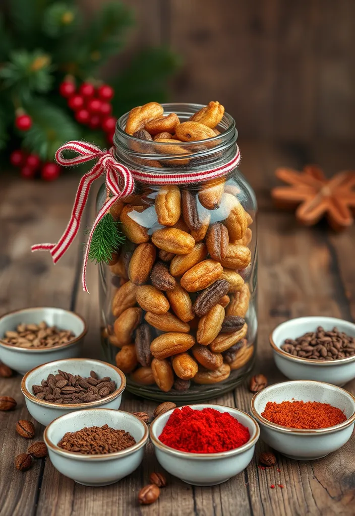 29 Christmas Snack Gifts That Will Make You the Holiday Hero! - 5. Spicy Holiday Nuts