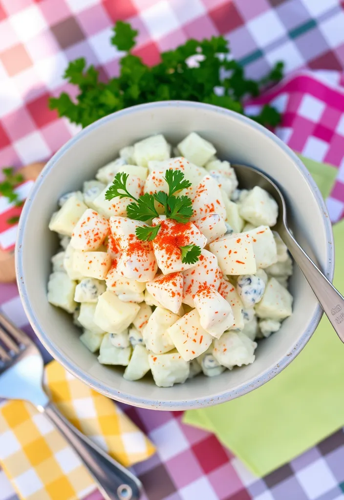 24 Potluck Dishes Ideas That Will Steal the Show at Your Next Gathering! - 11. Creamy Potato Salad