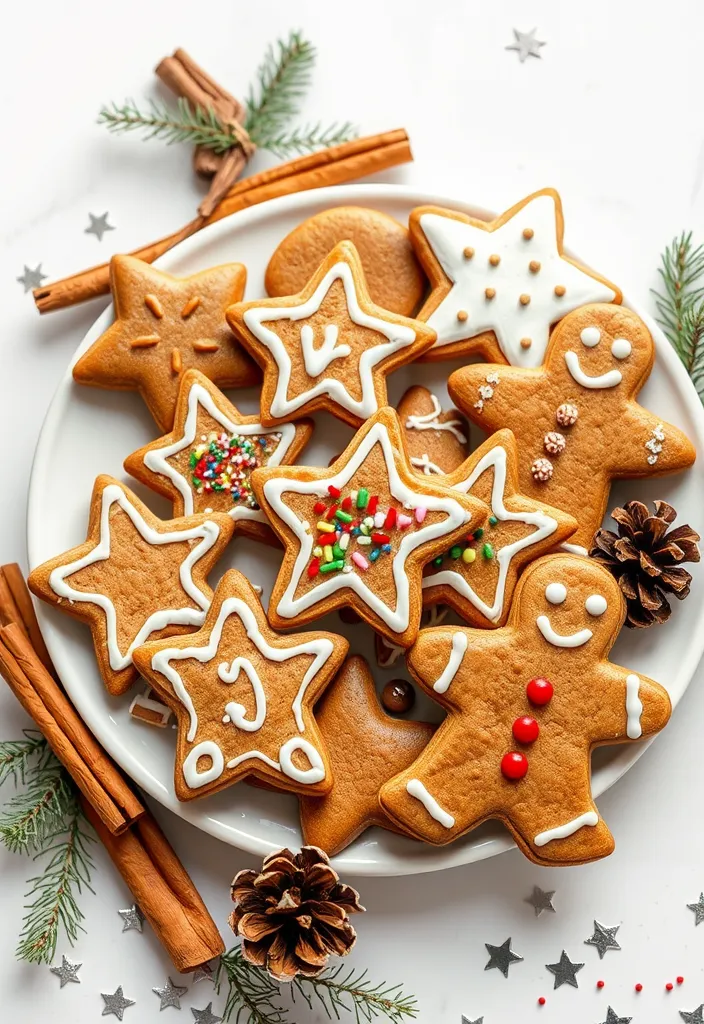 21 Grandma's Desserts That'll Make You Feel Like a Kid Again! - 10. Gingerbread Cookies